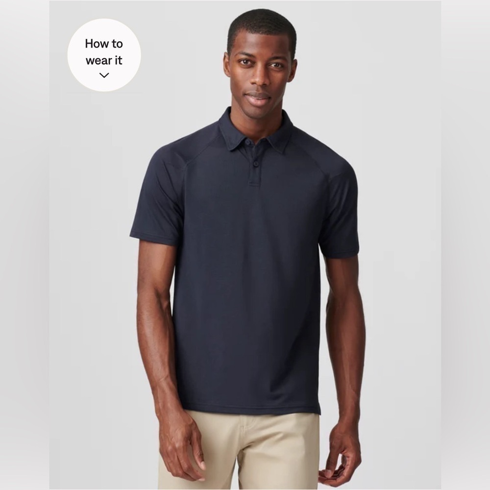 Delta Pique Polo Self Cooling Comfortable Polo True Navy Size XXL